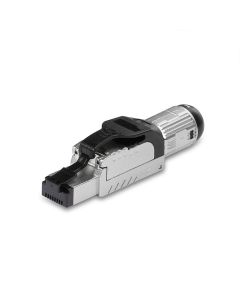 Lindy 62411 kabel-connector RJ45 Zwart, Zilver