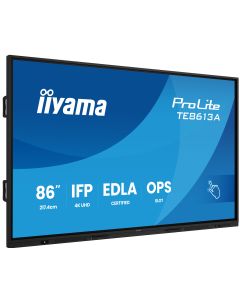 iiyama TE8613A-B2AG beeldkrant Kiosk-ontwerp 2,17 m (85.6") Wifi 500 cd/m² 4K Ultra HD Zwart Touchscreen Type processor Android 24/7