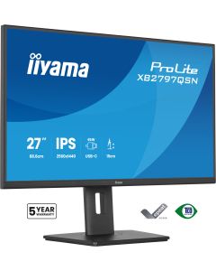 iiyama ProLite XB2797QSN-B1 computer monitor 68,6 cm (27") 2560 x 1440 Pixels Quad HD LCD Zwart