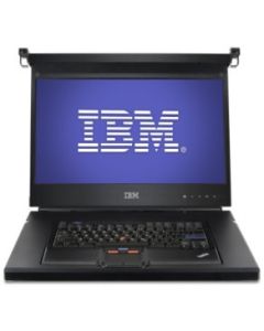 Lenovo 17238BX rack console 47 cm (18.5") 1600 x 1200 Pixels Zwart 1U