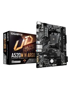 GIGABYTE A520M H ARGB moederbord AMD A520 Socket AM4 micro ATX