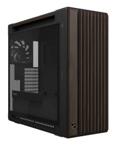 ASUS ProArt PA602 Wood Edition Modern Black - Tempered Glass Panel Midi Tower Zwart, Hout