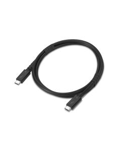 Lenovo 4X91U94412 Thunderbolt-kabel 1 m 40 Gbit/s Zwart