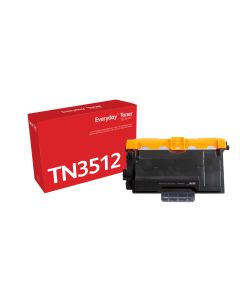 Everyday Zwart Toner compatibel met Brother TN3512, Extra hoge capaciteit