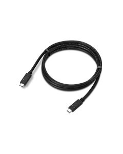 Lenovo 4X91U92143 USB-kabel USB4 Gen 2x2 1,5 m USB C 20 Gbit/s Zwart