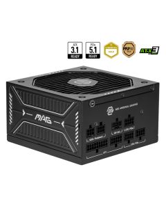 MSI MAG A650GLS PCIE5 power supply unit 650 W 24-pin ATX ATX Zwart