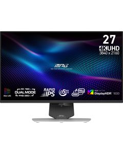 MSI MPG 274URDFWDE E16M computer monitor 68,6 cm (27") 3840 x 2160 Pixels 4K Ultra HD LED Zwart, Wit