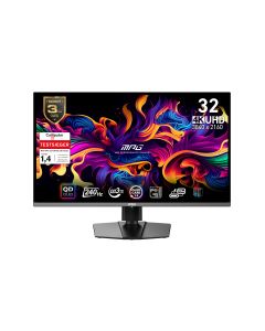 MSI MPG 321URXDE QD-OLED computer monitor 80 cm (31.5") 3840 x 2160 Pixels 4K Ultra HD Zwart