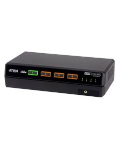 ATEN 4-poorts USB 5K DisplayPort/HDMI universele beveiligde KVM-switch voor twee displays (PSD PP v4.0-compatibel)