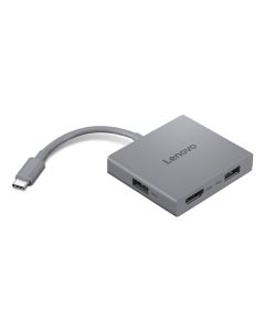 Lenovo GX91R64790 laptop dock & poortreplicator Bedraad USB 3.2 Gen 1 (3.1 Gen 1) Type-C Grijs