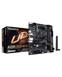 GIGABYTE A520M DS3H WIFI6E AMD A520 Socket AM4 micro ATX
