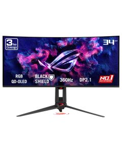 ASUS ROG Swift OLED PG34WCDN computer monitor 86,4 cm (34") 3440 x 1440 Pixels Wide Quad HD QD-OLED Zwart