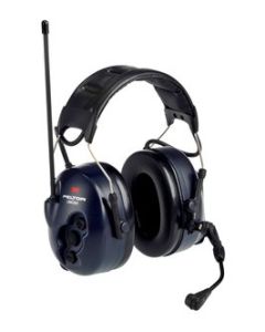 3M PELTOR LiteCom Headset Draadloos Hoofdband Zwart, Blauw