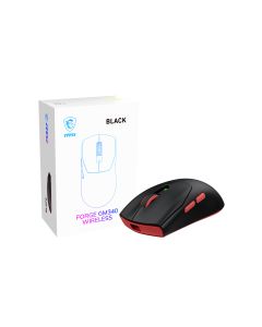 MSI Forge Gm340 Wireless Black muis Gamen Ambidextrous RF-draadloos + Bluetooth Optisch 12000 DPI