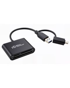 Microconnect Premium USBA/C to Multi Card Reader geheugenkaartlezer