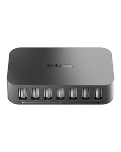 D-Link DUB-H7 USB 2.0 Type-B 480 Mbit/s Zwart