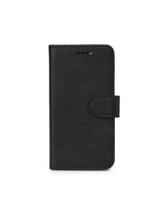 eSTUFF WALES iPhone 18 Pro Max Wallet Cover. Black. Material: 100% plastic mobiele telefoon behuizingen Portemonneehouder Zwart