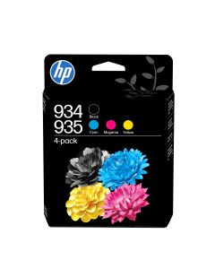 HP 934 originele zwarte/935 cyaan/magenta/gele inktcartridges, 4-pack