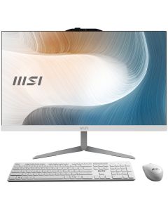 MSI Modern AM242 1M-2222EU Intel Core 3 100U 60,5 cm (23.8") 1920 x 1080 Pixels Alles-in-één-pc 8 GB DDR5-SDRAM 512 GB SSD Windows 11 Pro Wi-Fi 6E (802.11ax) Zwart
