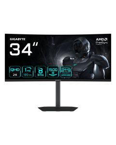 GIGABYTE GS34WQCA computer monitor 86,4 cm (34") 3440 x 1440 Pixels Wide Quad HD LCD Zwart