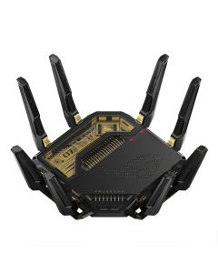 ASUS ROG Rapture GT-BE98 draadloze router 10 Gigabit Ethernet Quad-band (2.4 GHz / 5 GHz-1 / 5 GHz-2 / 6 GHz) Zwart