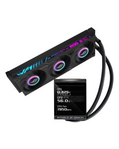 ASUS ROG Strix LC IV 360 ARGB LCD Processor Alles-in-één vloeistofkoeler 12 cm Zwart