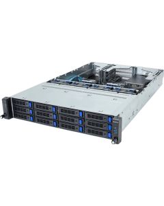 GIGABYTE R263-S30-AAH2 Intel C741 LGA 4677 (Socket E) Rack (2U) Zwart, Grijs