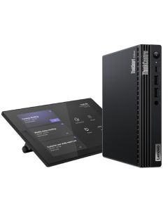 Lenovo ThinkSmart Tiny Kit + Controller Intel® Core™ i3 i3-13100T 16 GB DDR4-SDRAM 256 GB SSD Windows 11 IoT Enterprise Mini PC Zwart