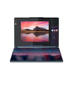 Lenovo Yoga Book 9 14IAH10 Intel Core Ultra 9 285H Hybride (2-in-1) 35,6 cm (14") Touchscreen 2.8K 32 GB LPDDR5x-SDRAM 1 TB SSD Wi-Fi 7 (802.11be) Windows 11 Home Blauwgroen Duits