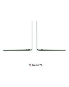 Lenovo IdeaPad Slim 5 14AGP11 Copilot+ PC AMD Ryzen AI 5 430 Laptop 35,6 cm (14") WUXGA 16 GB DDR5-SDRAM 512 GB SSD Wi-Fi 7 (802.11be) Windows 11 Home Groen, Grijs Duits