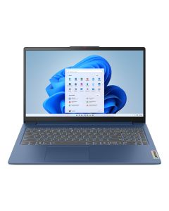 Lenovo IdeaPad Slim 3 15AMN8 AMD Ryzen™ 5 7520U Laptop 39,6 cm (15.6") Full HD 16 GB LPDDR5-SDRAM 512 GB SSD Wi-Fi 6 (802.11ax) Windows 11 Home Blauw Duits