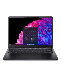 Acer TravelMate P6 TMP614-73-TCO-58ZV Intel Core Ultra 5 125H Laptop 35,6 cm (14") WUXGA 32 GB LPDDR5x-SDRAM 1 TB SSD Wi-Fi 7 (802.11be) Windows 11 Pro Zwart