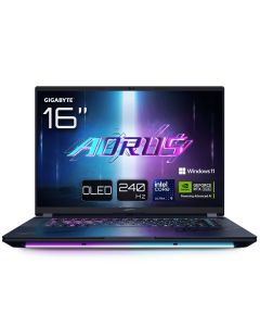 GIGABYTE AORUS MASTER 16 BYHC5FRE65SP laptop Intel Core Ultra 9 275HX 40,6 cm (16") WQXGA 32 GB DDR5-SDRAM 2 TB SSD NVIDIA GeForce RTX 5080 Wi-Fi 7 (802.11be) Windows 11 Pro Zwart AZERTY Frans