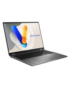 ASUS Vivobook 16 Flip TP3607SA-SI155W Copilot+ PC Intel Core Ultra 7 256V Hybride (2-in-1) 40,6 cm (16") Touchscreen WUXGA 16 GB LPDDR5x-SDRAM 1 TB SSD Wi-Fi 7 (802.11be) Windows 11 Home Grijs QWERTZ Duits