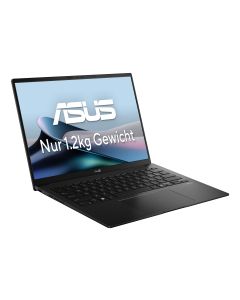 ASUS Zenbook 14 OLED UM3406GA-QD184W Copilot+ PC AMD Ryzen AI 7 445 Laptop 35,6 cm (14") WUXGA 32 GB LPDDR5x-SDRAM 1 TB SSD Wi-Fi 6E (802.11ax) Windows 11 Home Zwart QWERTZ Duits