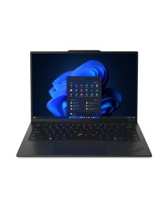 Lenovo ThinkPad X1 Carbon Gen 12 Intel Core Ultra 7 155U Laptop 35,6 cm (14") WUXGA 16 GB LPDDR5x-SDRAM 512 GB SSD Wi-Fi 6E (802.11ax) Windows 11 Pro Zwart Duits