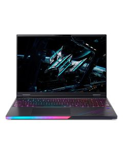 Acer Predator PH16-73-96SW Intel Core Ultra 9 275HX Laptop 40,6 cm (16") WQXGA 64 GB DDR5-SDRAM 2 TB SSD NVIDIA GeForce RTX 5090 Wi-Fi 7 (802.11be) Windows 11 Home Zwart