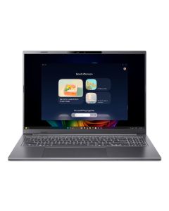 Acer Aspire 16 AI A16-52M-75LW Intel Core Ultra 7 258V Laptop 40,6 cm (16") WUXGA+ 32 GB LPDDR5x-SDRAM 1 TB SSD Wi-Fi 7 (802.11be) Windows 11 Home Grijs QWERTZ Duits