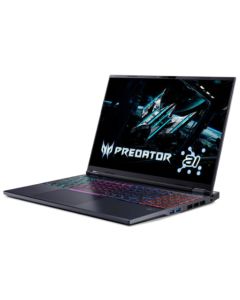 Acer Predator PHN16-73-76MC Intel Core Ultra 7 255HX Laptop 40,6 cm (16") WQXGA 32 GB DDR5-SDRAM 1 TB SSD NVIDIA GeForce RTX 5060 Wi-Fi 6E (802.11ax) Windows 11 Home Zwart QWERTZ Duits