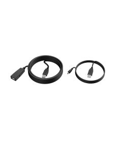 Yealink USB2-EXT-10M USB-kabel USB 2.0 USB A Zwart