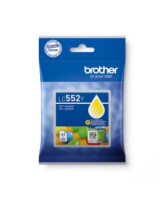 Brother LC552Y inktcartridge 1 stuk(s) Origineel Geel