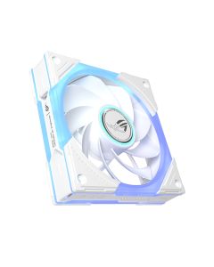 ASUS ROG Eurux GR120 ARGB Reverse Fan White Edition - Single Pack Computer behuizing Ventilator 12 cm Wit 1 stuk(s)