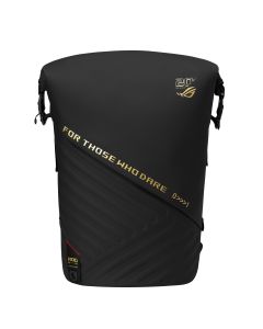 ASUS ROG SLASH Backpack Edition 20 rugzak Roltoprugzak Zwart Polyester, PU leer