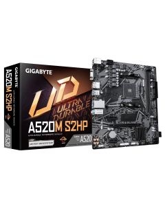 GIGABYTE A520M S2HP moederbord AMD A520 Socket AM4 micro ATX