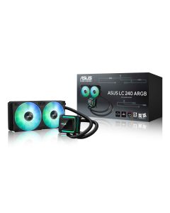 ASUS LC 240 ARGB Processor Alles-in-één vloeistofkoeler 12 cm Zwart 1 stuk(s)