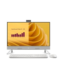 DELL EC27250 Intel Core 7 150U 68,6 cm (27") 1920 x 1080 Pixels Alles-in-één-pc 16 GB DDR5-SDRAM 512 GB SSD Windows 11 Pro Wi-Fi 6E (802.11ax) Parel, Wit