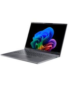 Acer Aspire 16 AI A16-I71M-72MY Copilot+ PC Intel Core Ultra 7 355 Laptop 40,6 cm (16") WUXGA 16 GB LPDDR5x-SDRAM 512 GB SSD Wi-Fi 6E (802.11ax) Windows 11 Home Grijs QWERTY Duits