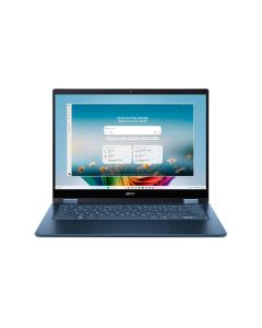Acer Swift 14 AI SFSP14-Q51T-X4K2 Copilot+ PC Snapdragon X2E-78-100 Hybride (2-in-1) 35,6 cm (14") Touchscreen WUXGA 16 GB LPDDR5x-SDRAM 512 GB SSD Wi-Fi 7 (802.11be) Windows 11 Home Blauw QWERTZ Duits