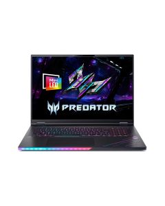 Acer Predator PH18-I71-9939 Intel Core Ultra 9 290HX Plus Laptop 45,7 cm (18") WQUXGA 32 GB DDR5-SDRAM 1 TB SSD NVIDIA GeForce RTX 5090 Wi-Fi 7 (802.11be) Windows 11 Home Zwart