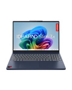Lenovo IdeaPad Slim 3 15Q8X10 Copilot+ PC Snapdragon X1-26-100 Laptop 38,9 cm (15.3") WUXGA 16 GB LPDDR5x-SDRAM 512 GB SSD Wi-Fi 7 (802.11be) Windows 11 Home Blauw Duits